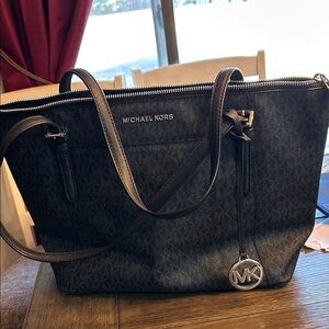 Michael Kors Dark Brown Signature Tote